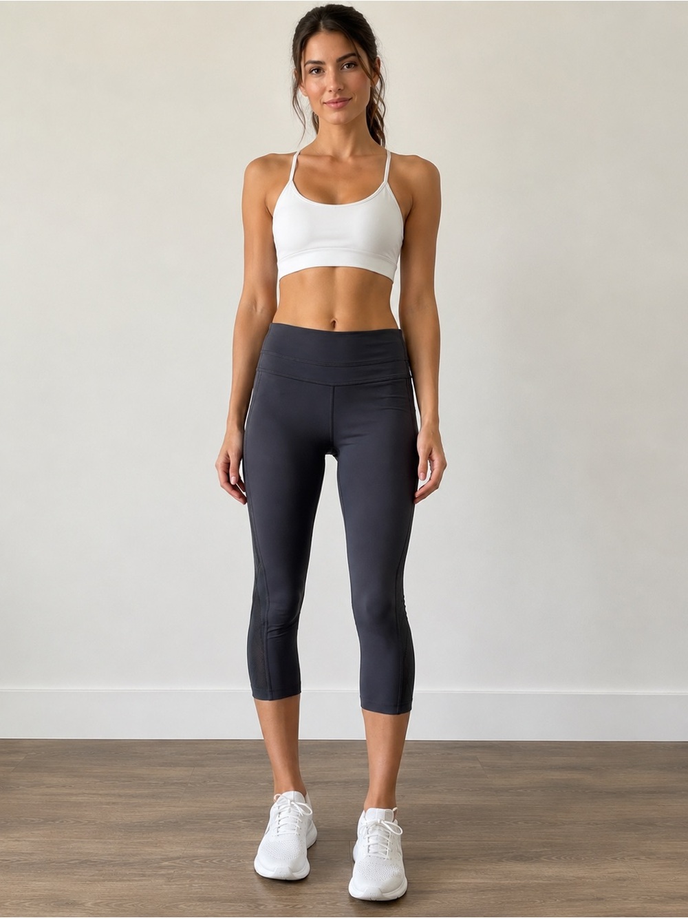 Lululemon Crop Leggings Black - Picture 1 of 7